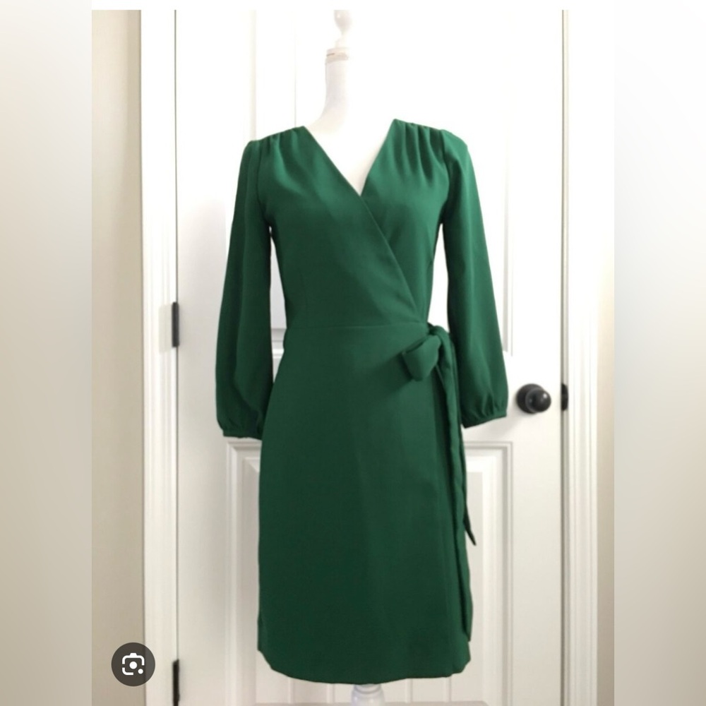 J.Crew 365 crepe wrap dress